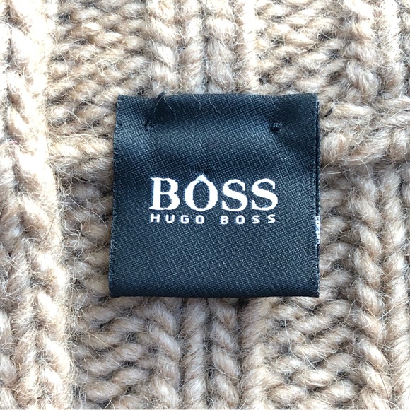 Hugo Boss Autumn Gold Button-Turtleneck Sweater, Size M - Picture 4 of 7